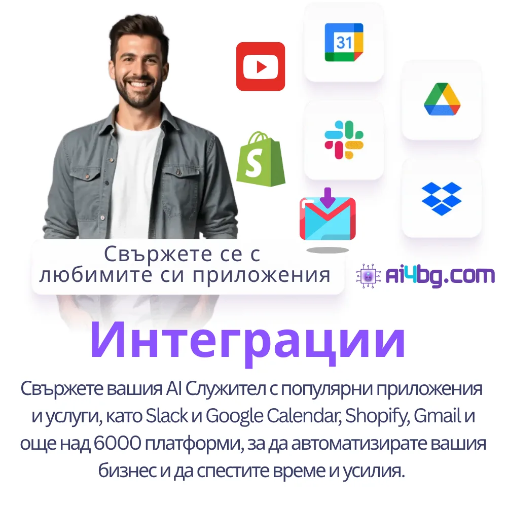 Инструменти и интеграции за AI Служители