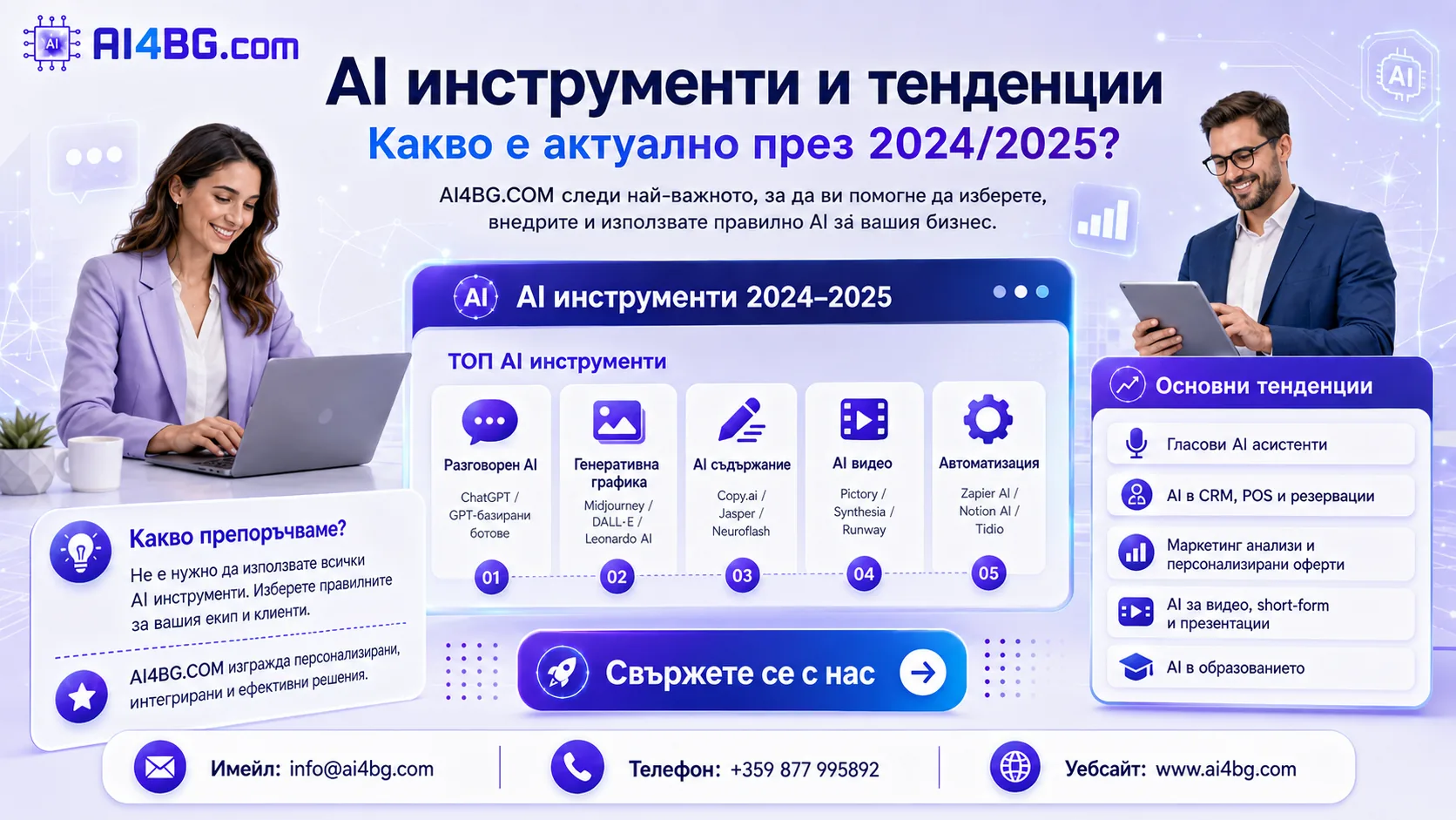 AI инструменти и тенденции: какво е актуално през 2024/2025?