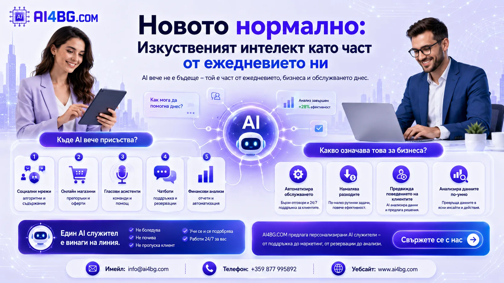 Новото нормално: Изкуственият интелект като част от ежедневието ни