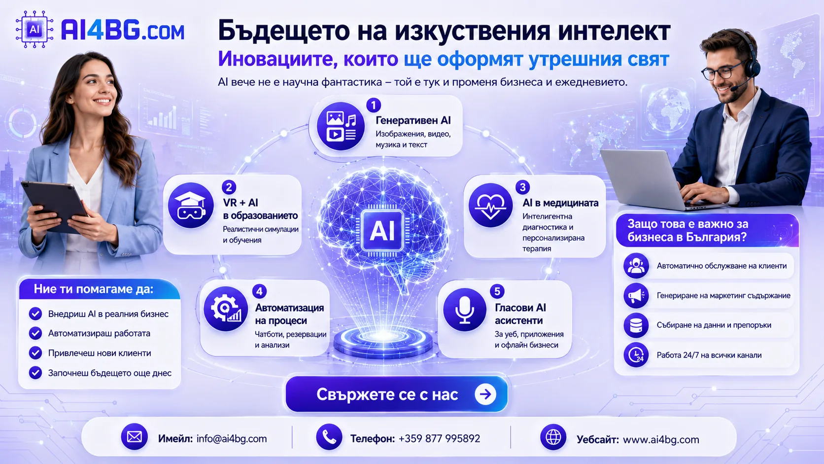 Бъдещето на изкуствения интелект: иновациите, които ще оформят утрешния свят