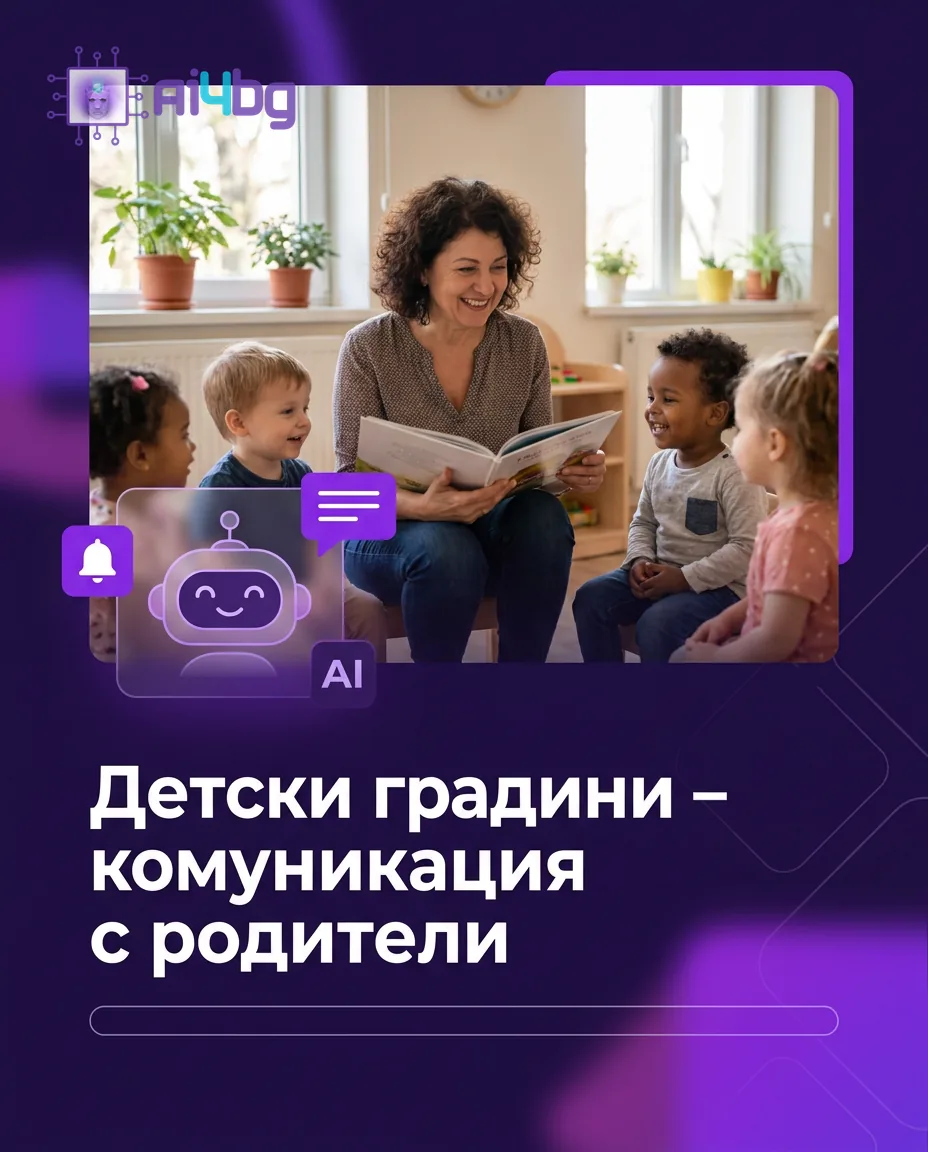 Детски градини – комуникация с родители чрез AI